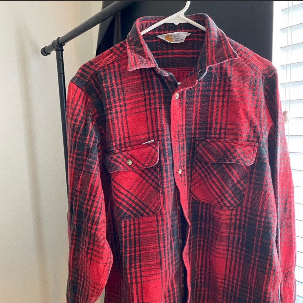 Vintage Carhartt Mens Flannel XL